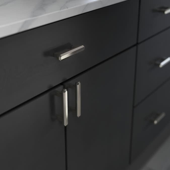 Brainerd Serafina 3-in (76mm) Center to Center Polished Nickel Novelty Bar Drawer Pull