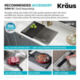 Kraus Stainless Steel Undermount Laundry Sink 18.5" x 24"
