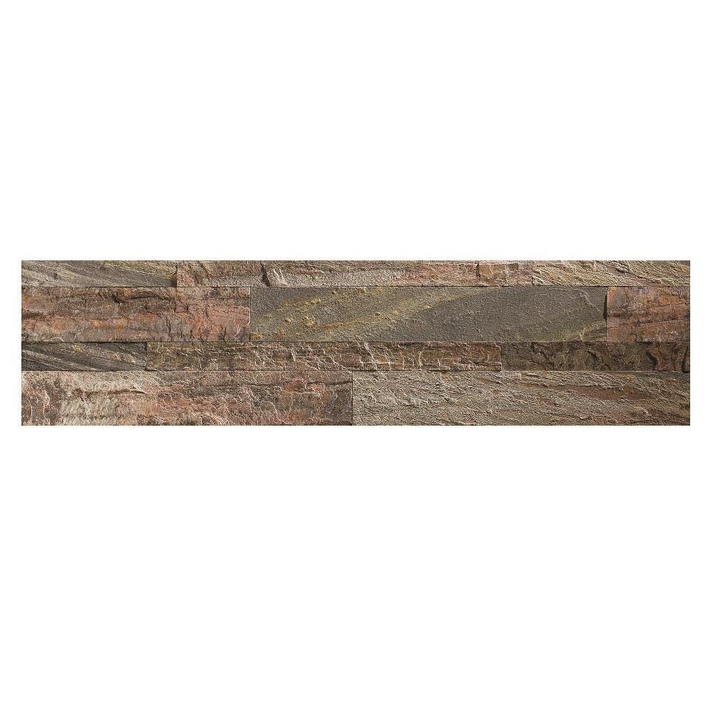 Aspect Stone Weathered Quartz 7-in x 24-in Natural Natural stone Quartz Peel and stick Wall Tile product image