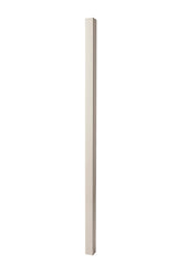 5-ft H x 2-in W Navajo White Galvanized Steel Decorative Universal Fence Post