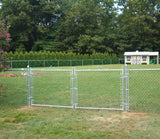 6-ft H x 3-in W Silver Galvanized Steel Security Terminal Fence Post
