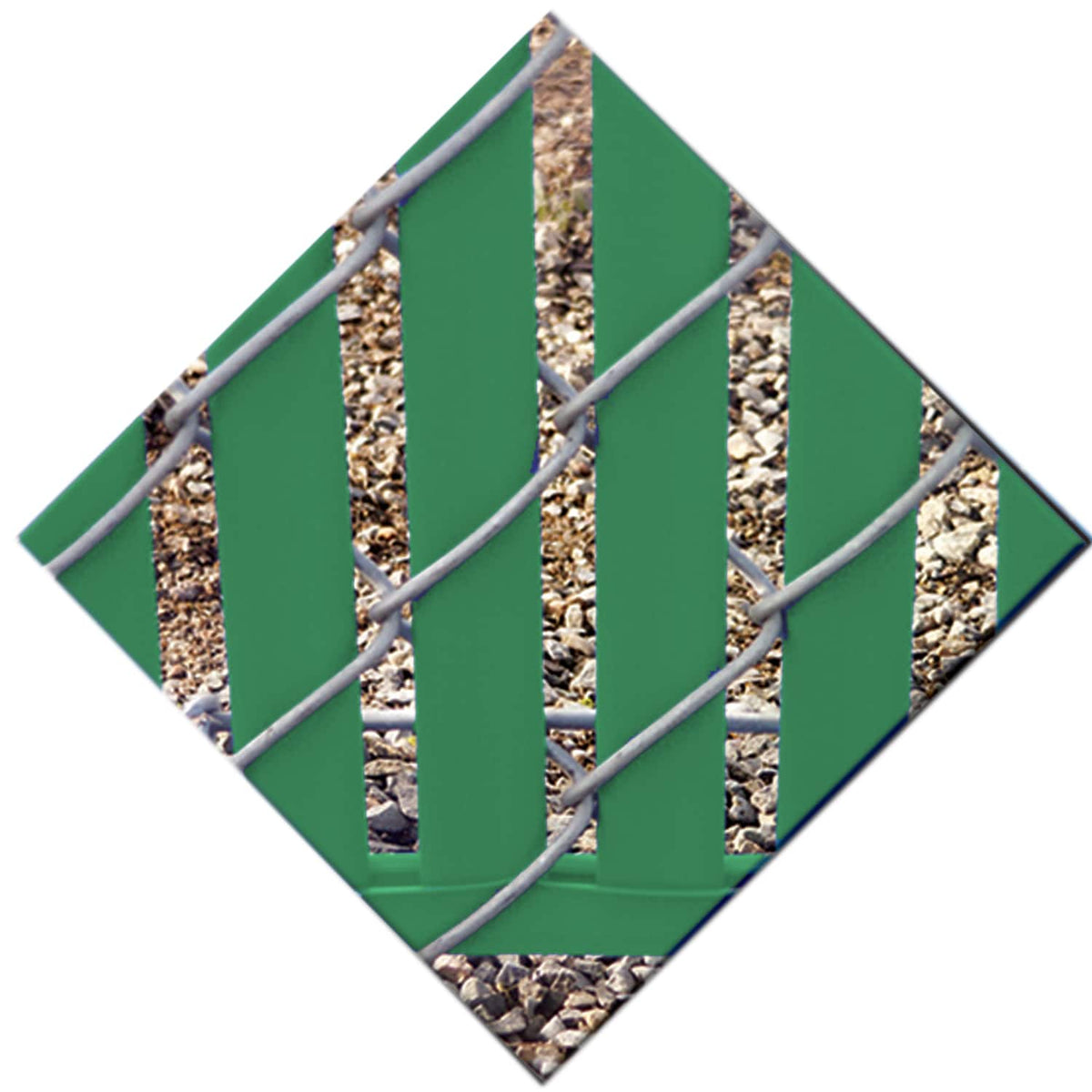 7-ft H x 1-in W Green Hdpe Privacy Chain Link Fence Slat 78-Pack