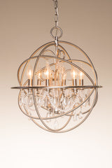 Kichler Vivian 6-Light Brushed Nickel Modern/Contemporary Crystal Chandelier
