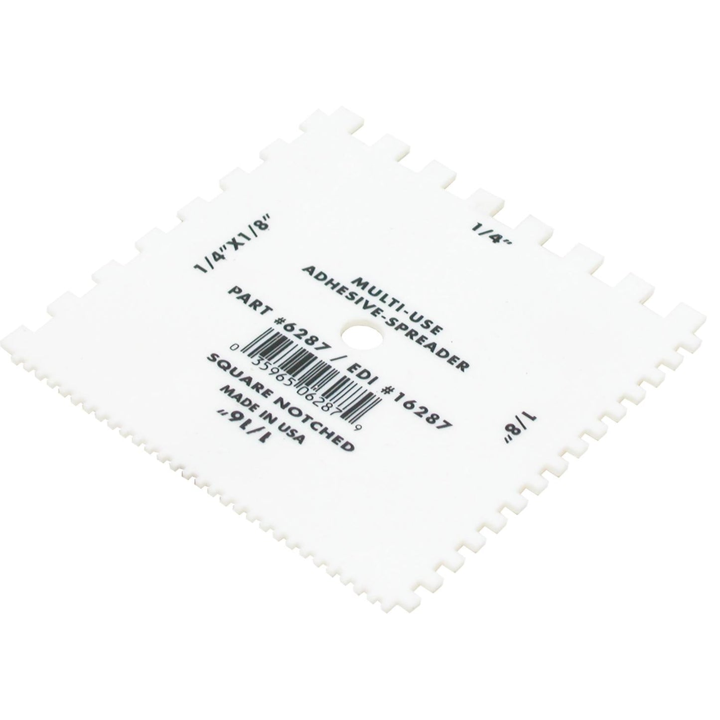 Marshalltown QLT 4 in. x 4 in. Plastic Square-Notched Spreader