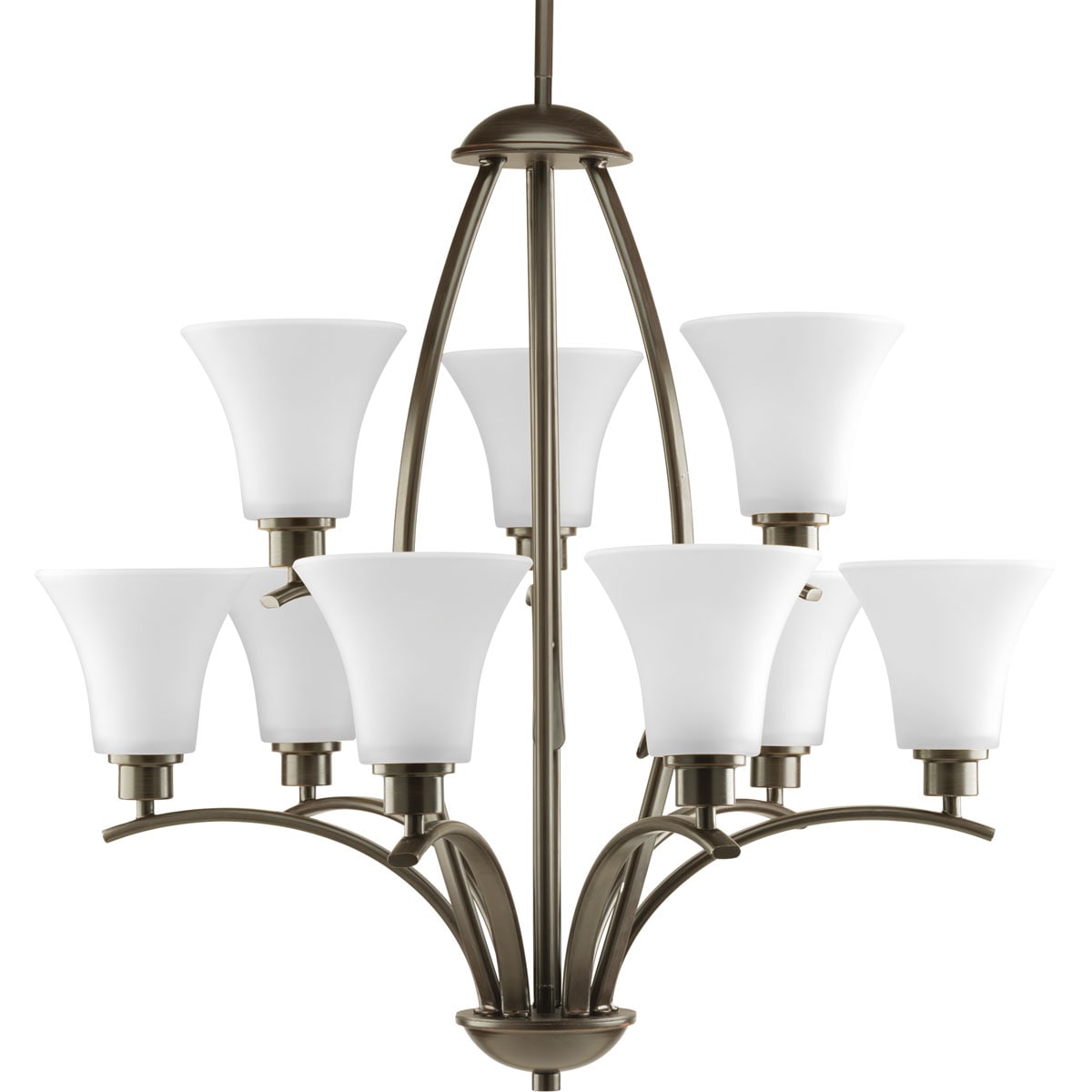 Progress Lighting Joy 9-Light Antique Bronze Traditional Chandelier
