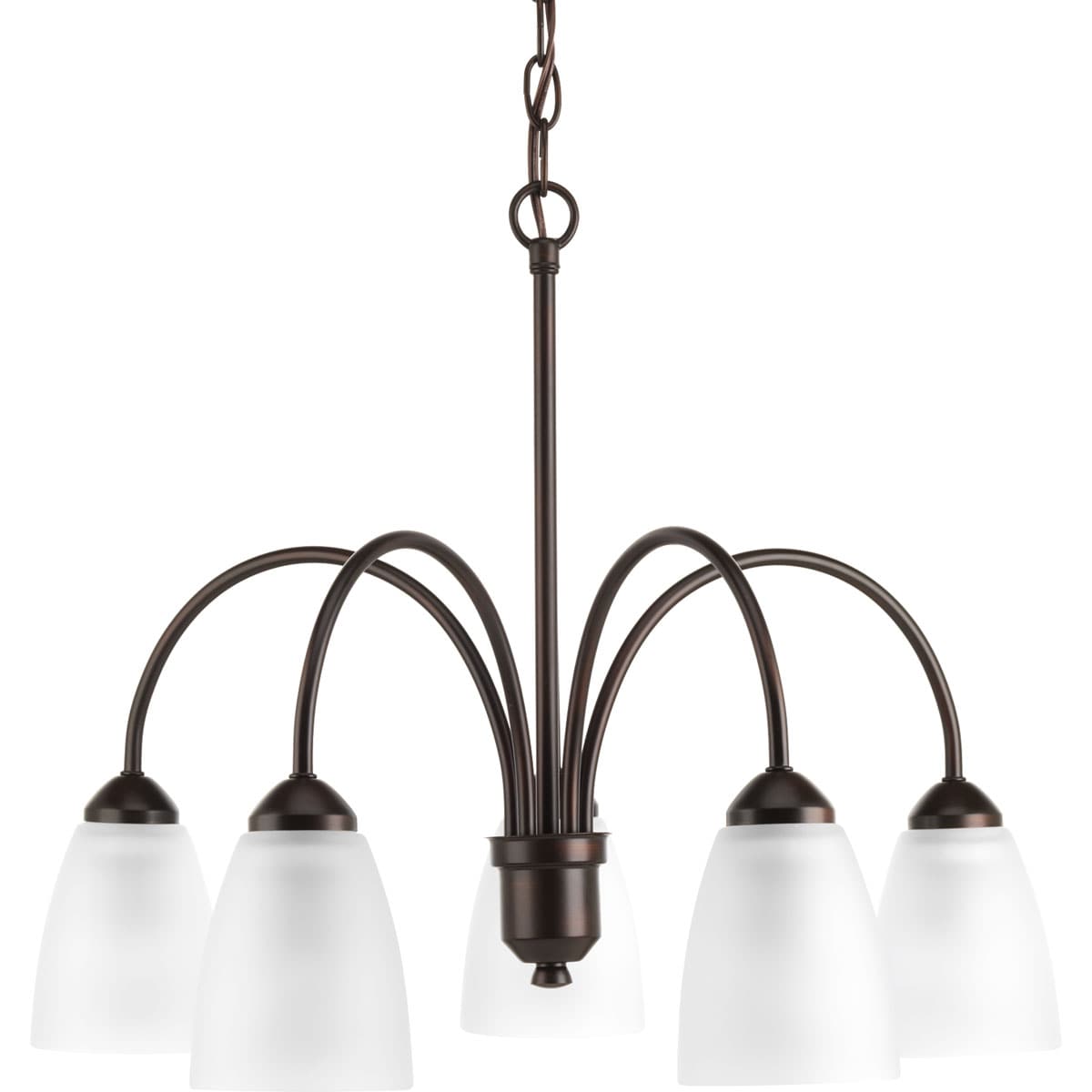 Progress Lighting Gather 5-Light Antique Bronze Transitional Chandelier