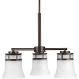 Progress Lighting Cascadia 3-Light Antique Bronze Transitional Chandelier