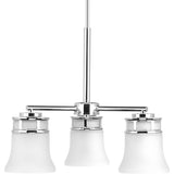 Progress Lighting Cascadia 3-Light Polished Chrome Transitional Chandelier