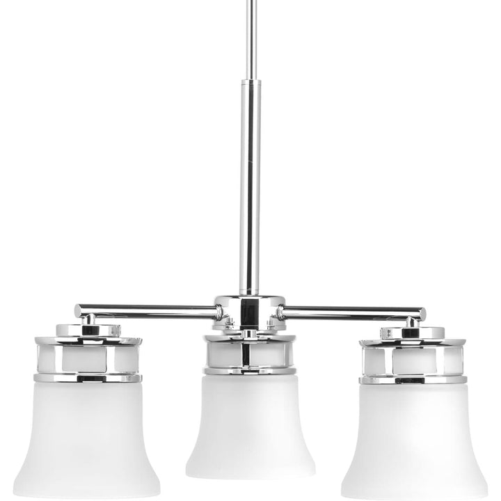 Progress Lighting Cascadia 3-Light Polished Chrome Transitional Chandelier