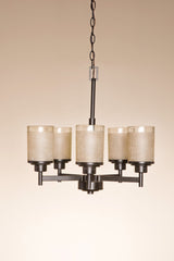 Progress Lighting Alexa 5-Light Antique Bronze Transitional Chandelier