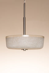 Progress Lighting Alexa 3-Light Brushed Nickel Transitional Chandelier