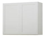 Diamond NOW Arcadia 36-in W x 30-in H x 12-in D White Wall Fully Assembled Cabinet (Recessed Panel Shaker Door Style)