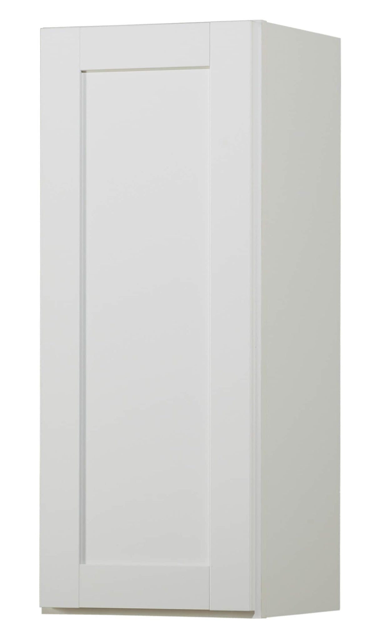 Diamond NOW Arcadia 18-in W x 30-in H x 12-in D White Wall Fully Assembled Cabinet (Recessed Panel Shaker Door Style)