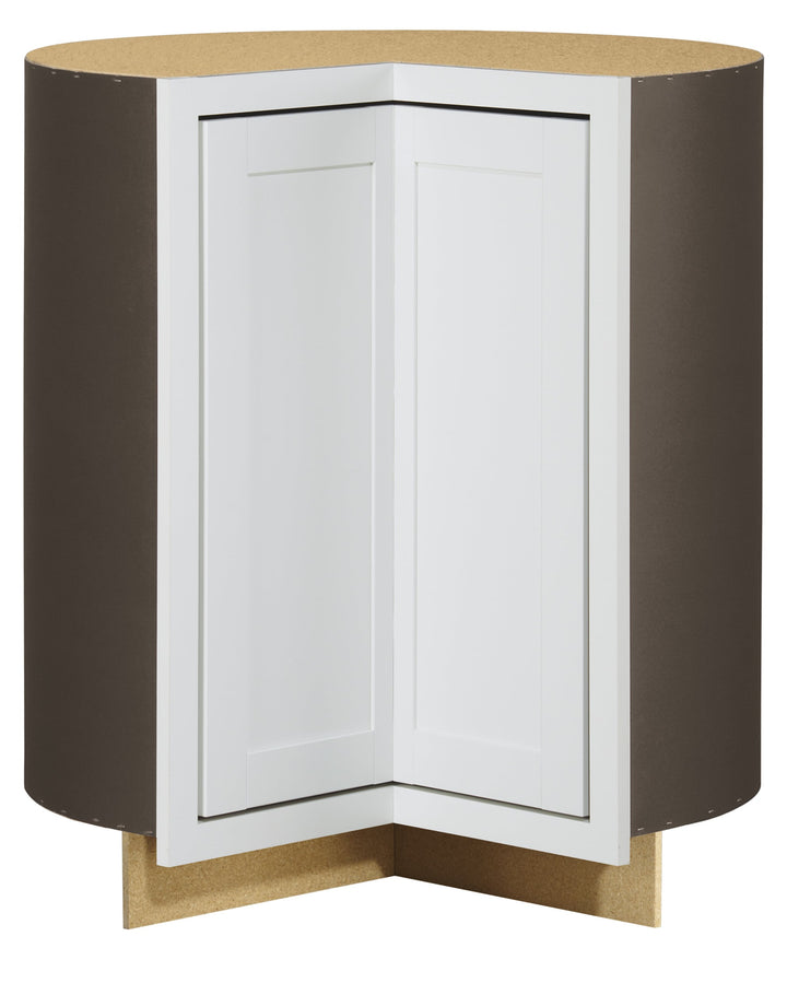 Diamond NOW Arcadia 36-in W x 35-in H x 23.75-in D White Lazy Susan Corner Base Fully Assembled Cabinet (Recessed Panel Shaker Style)
