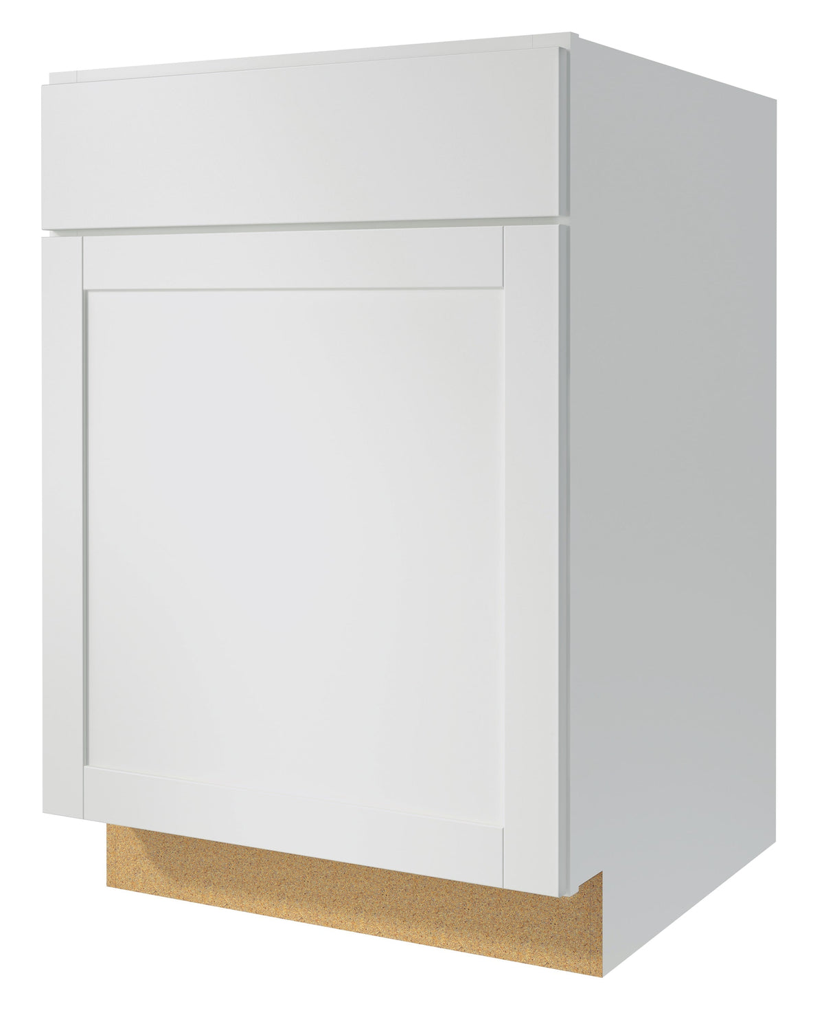 Diamond NOW Arcadia 21-in W x 35-in H x 23.75-in D White 1-Drawer Base Fully Assembled Cabinet (Recessed Panel Shaker Style)