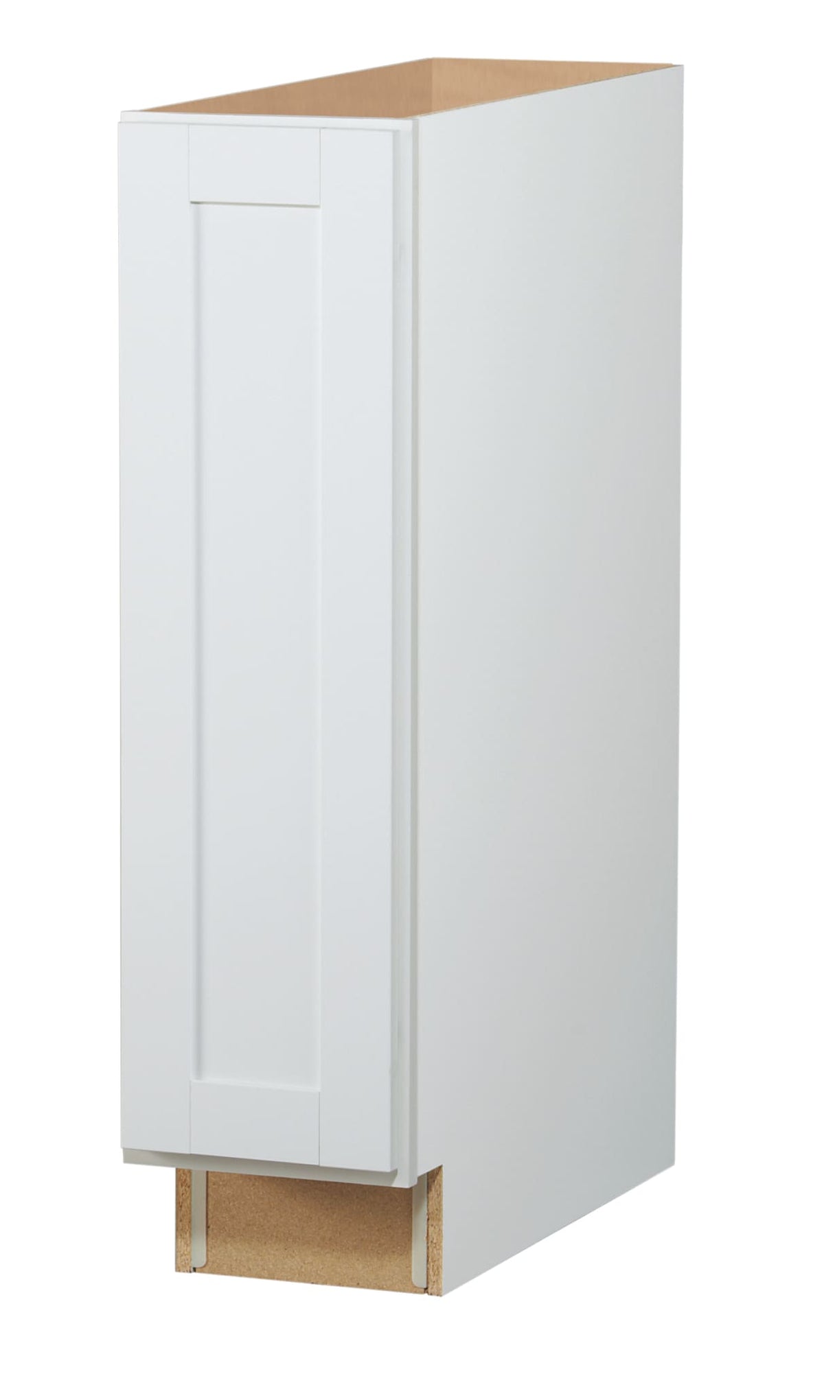 Diamond NOW Arcadia 9-in W x 35-in H x 23.75-in D White Base Fully Assembled Cabinet (Recessed Panel Shaker Door Style)