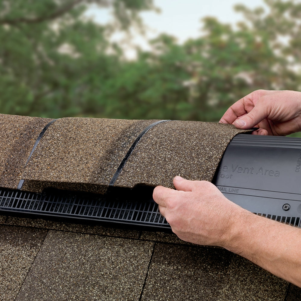 Owens Corning ProEdge Hip & Ridge Roof Shingles, Estate Gray, 33 Linear Ft per Bundle