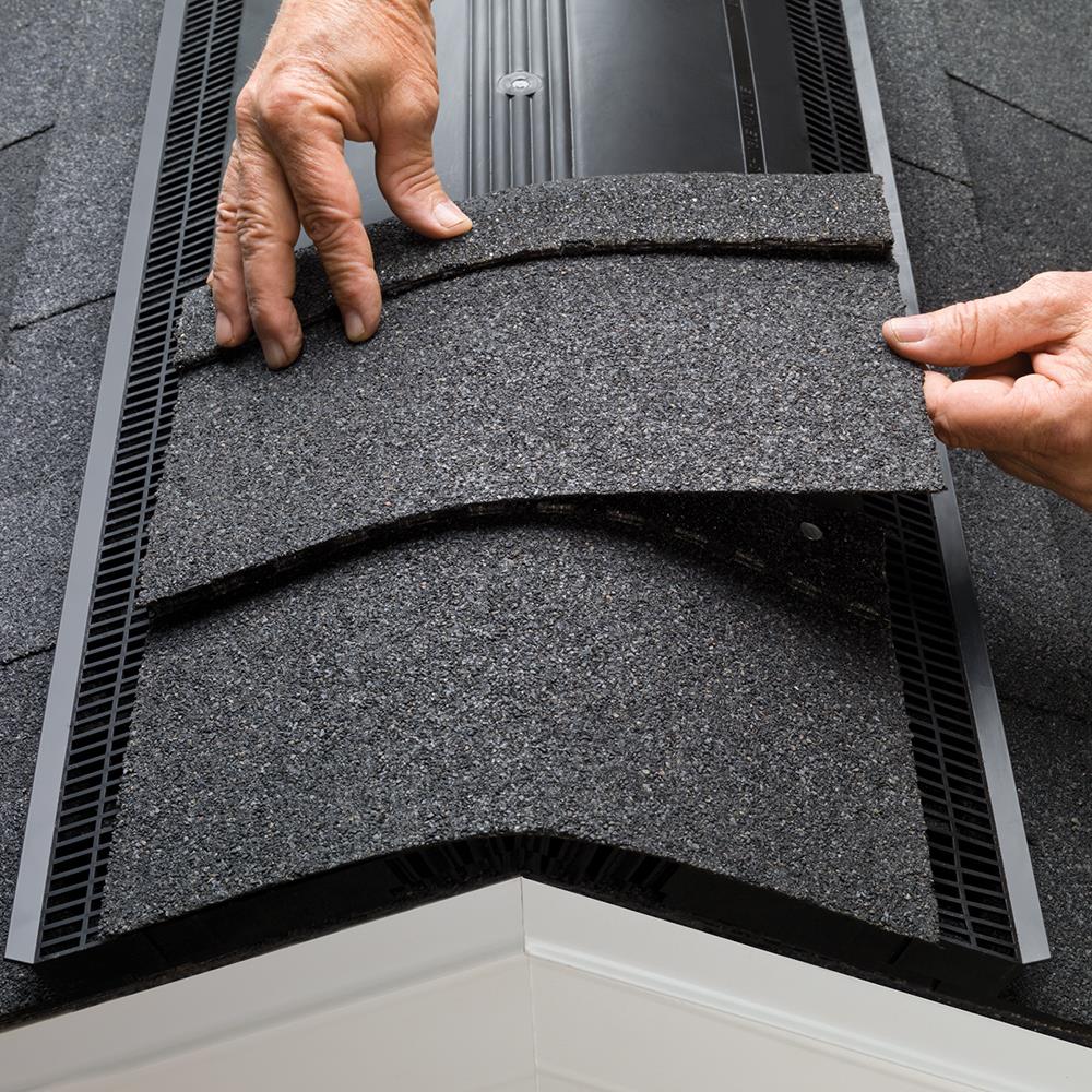Owens Corning RIZERidge Estate Gray Hip & Ridge Roof Shingles, 33 Linear Ft per Bundle