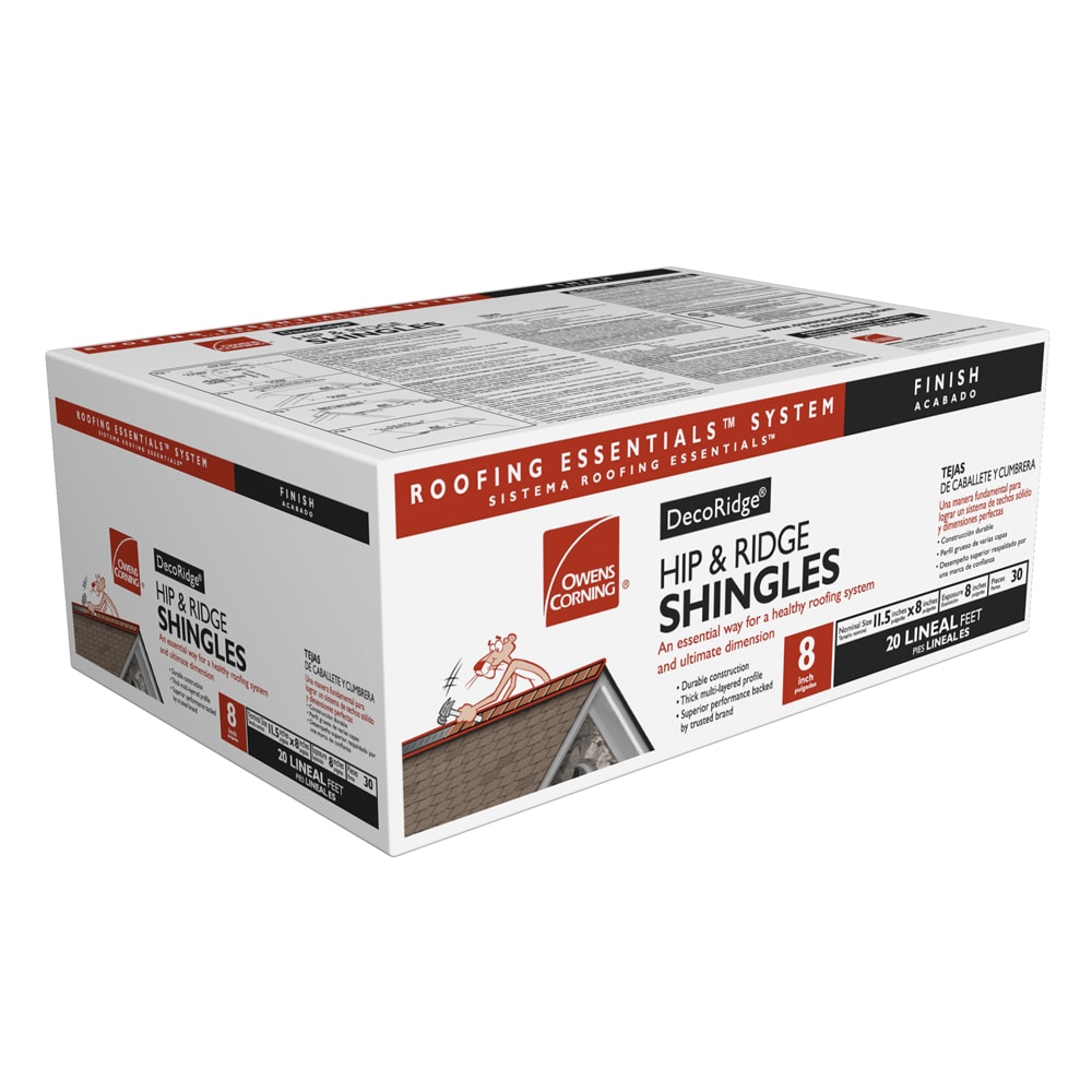 Owens Corning DecoRidge 10 in. Desert Tan Hip & Ridge Asphalt Shingles (20 Linear Ft. per Bundle)