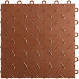 Swisstrax 12 in. W x 12 in. L Jet Black Diamondtrax Home Modular Polypropylene Flooring (50-Tile/Pack) (50 sq. ft.)