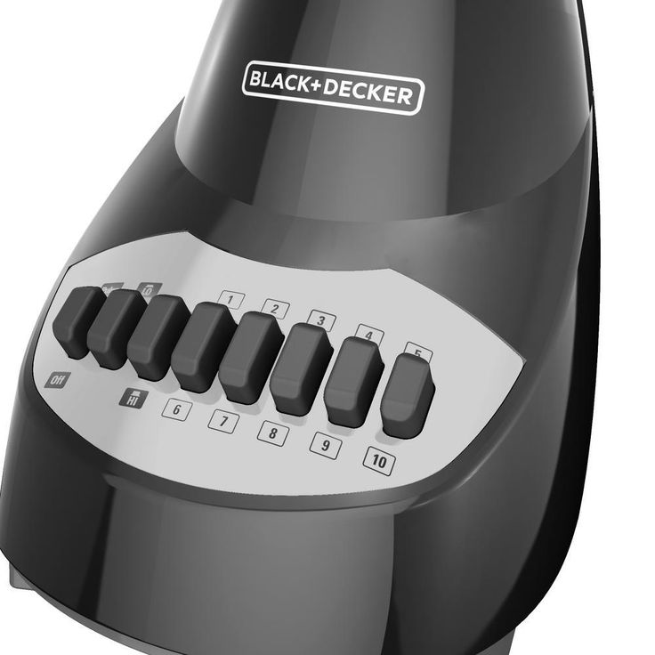 48 oz. 10-Speed Black Blender