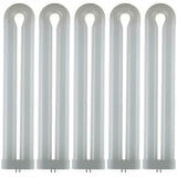 14.75 in. 50-Watt T10 U-Bent Ful Fluorescent Tube Light Bulb Black Light (5-Pack) - Super Arbor