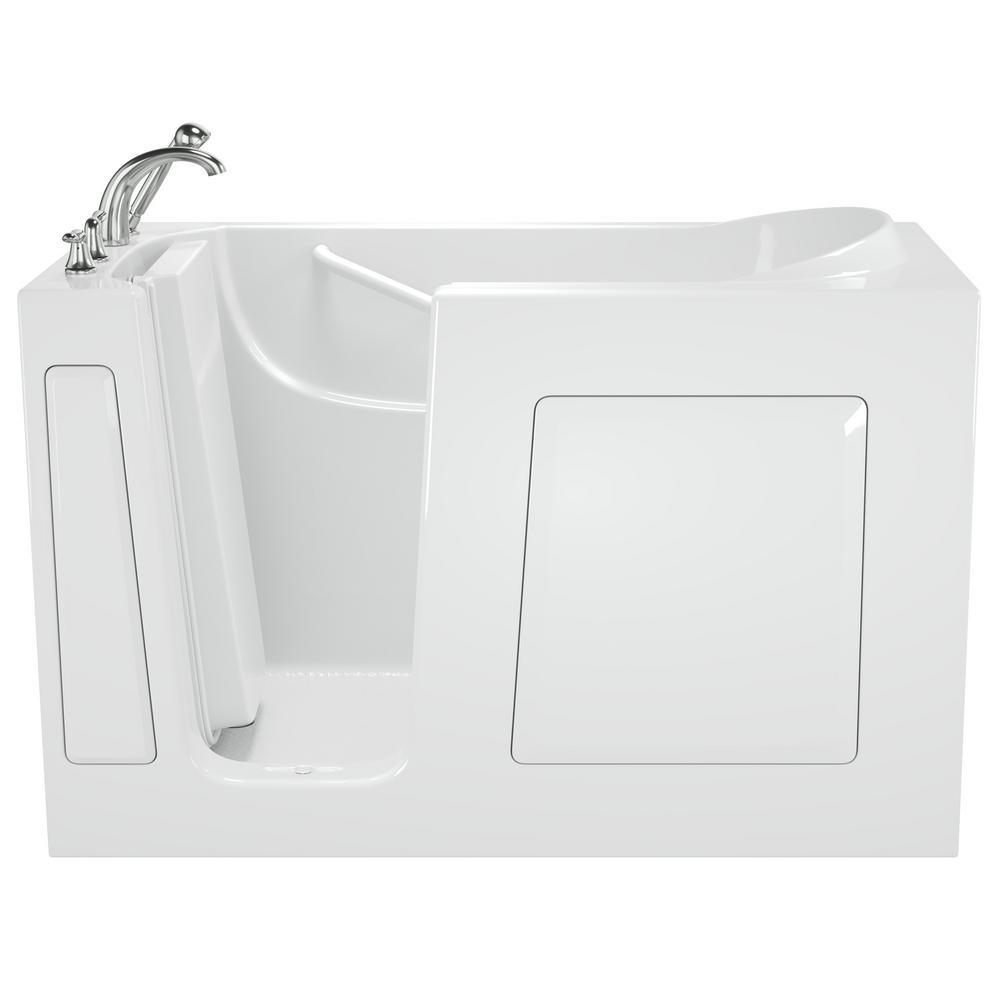 Value Series 60 in. Left Hand Walk-In Bathtub in White - Super Arbor