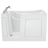 Value Series 60 in. Left Hand Walk-In Bathtub in White - Super Arbor