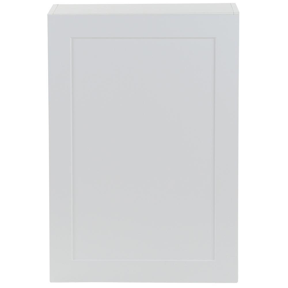 Cambridge Shaker Assembled 27x30x12 in. All Plywood Wall Cabinet with 2 Soft Close Doors in White - Super Arbor