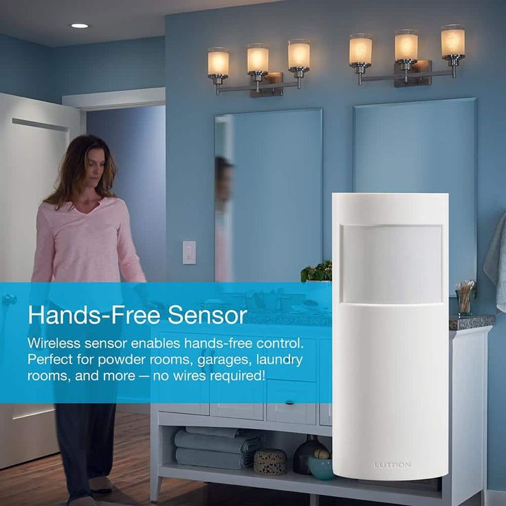 Lutron Caseta Motion Sensor, Occupancy/Multi-Location, White (PD-OSENS-WH)
