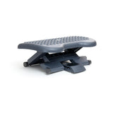 Black Plastic 3-Position Adjustable Height Ergonomic Foot Rest - Super Arbor