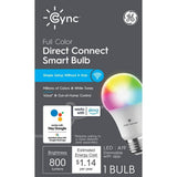 GE C by GE Smart 60-Watt EQ A19 Full Color Dimmable Smart LED Light Bulb