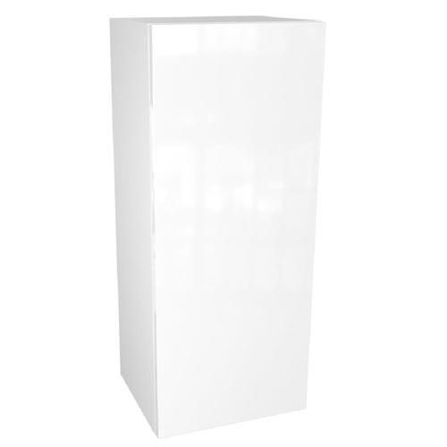 Cambridge 24-in W x 36-in H x 12-in D Glossy White Engineered Wood Door Wall Stock Cabinet