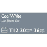 Philips 30-Watt 3 ft. Linear T12 ALTO Fluorescent Tube Light Bulb Cool White (4100K)