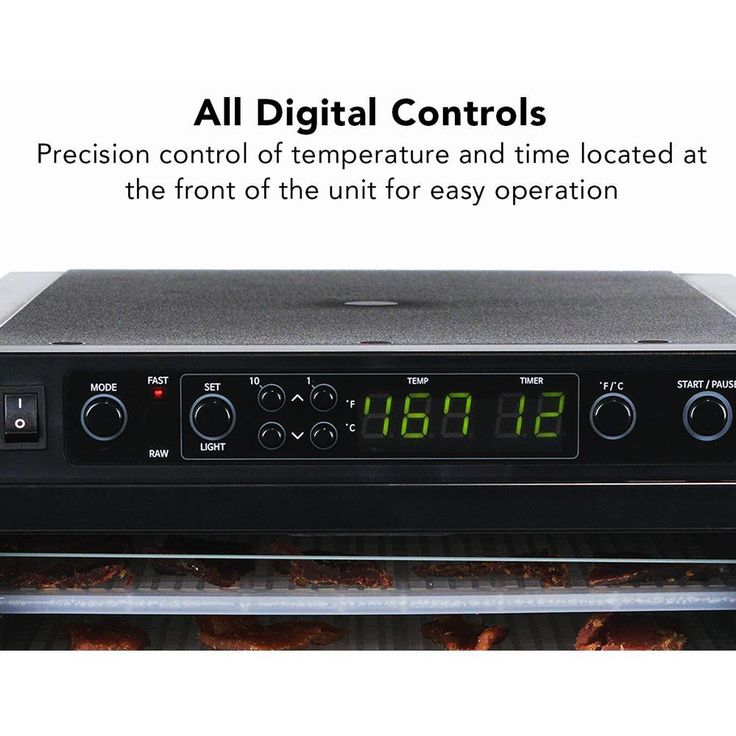Sedona Express 11-Tray Black Food Dehydrator with Built-In Timer