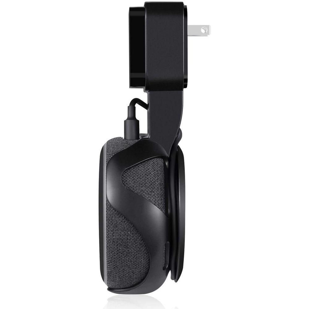 AC Outlet Wall Mount Compatible with Echo Dot (3rd Gen) - Flexible Mounting for Your Alexa Smart Speaker (2-Pack, Black) - Super Arbor