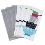 T-fal Multicolor Pots and Pans Cotton Print Dual and Solid Kitchen Dish Towel (Set of 6)