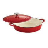 Gourmet 4 Qt. Cast Iron Braising Pan