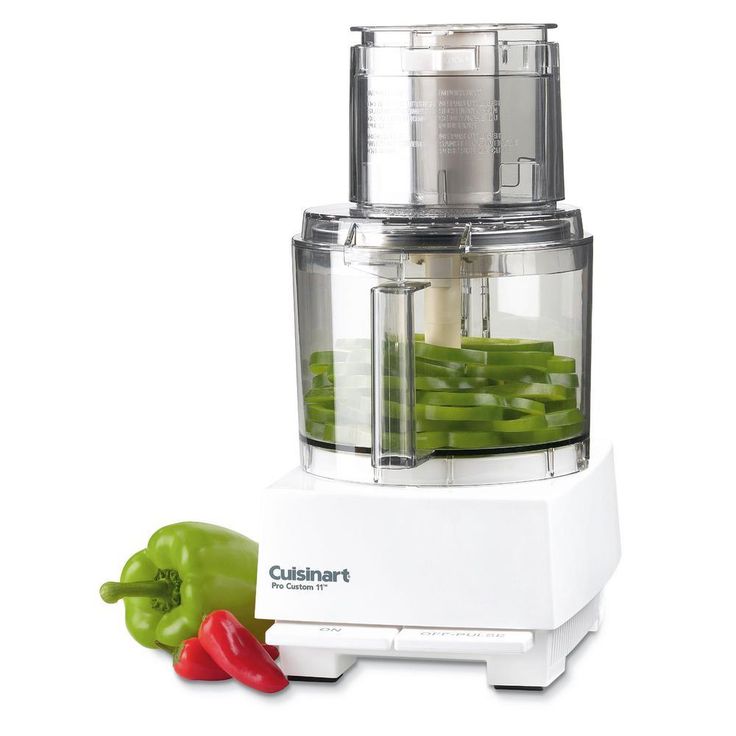 PRO Custom 11-Cup 2-Speed Classic White Food Processor with Pulse Control