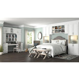 Hampton Partially Assembled 36 x 34.5 x 24 in. Corner Sink Base Kitchen Cabinet in Satin White