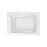 Green Tea 5 ft. x 42 in. Reversible Drain Soaking Bathtub in White - Super Arbor