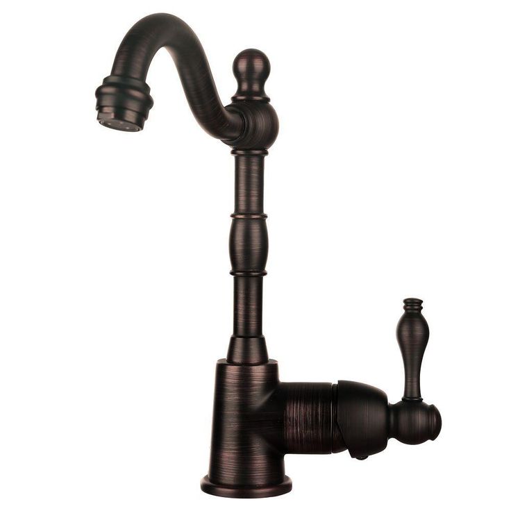 All-in-One Dual Mount Copper 16 in. Square Bar/Prep Sink with Faucet and Strainer Drain in Oil Rubbed Bronze