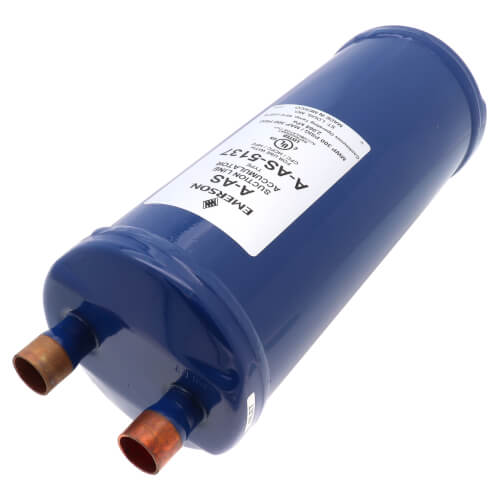 Emerson Flow Controls 060814 accumulator - detail view (Product Type: Accumulator; Type: Suction Accumulator)