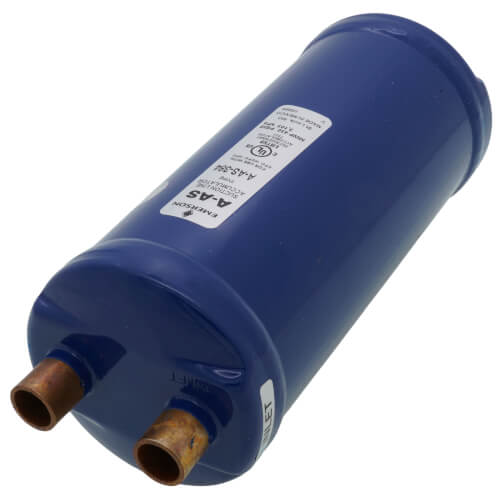 Emerson Flow Controls 060819 accumulator - detail view (Product Type: Accumulator; Type: Suction Accumulator)