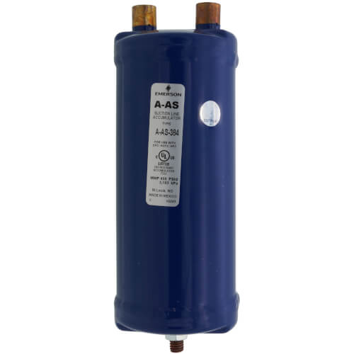 Emerson Flow Controls 060819 accumulator - front view (Product Type: Accumulator; Type: Suction Accumulator)
