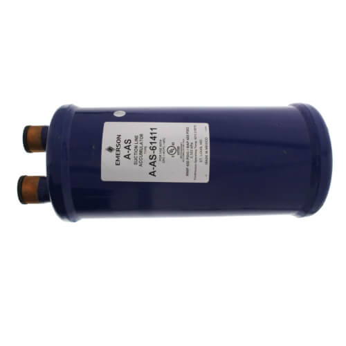 Emerson Flow Controls 060827 accumulator - side view (Product Type: Accumulator; Type: Suction Accumulator)