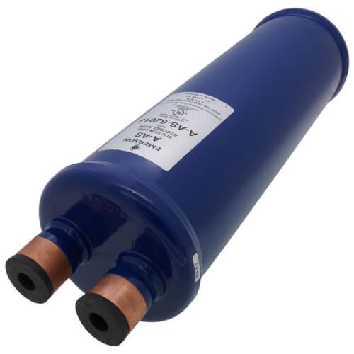 Emerson Flow Controls 060828 accumulator - detail view (Product Type: Accumulator; Type: Suction Accumulator)