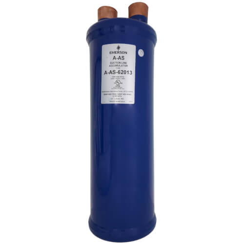 Emerson Flow Controls 060828 accumulator - front view (Product Type: Accumulator; Type: Suction Accumulator)