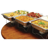 8 Qt. Capacity 24-Piece Aluminum Multi-Buffet Server Chafing Dish