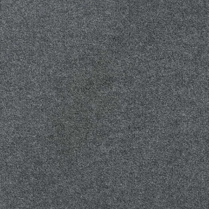 Contender Single Rib Sky Grey 24 in. x 24 in. Commercial Peel and Stick Carpet Tiles (15 Tiles/Case)